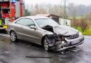 Zderzenie 3 samochodów w Łączkach Kucharskich