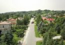 Ulica Zielona w Ropczycach z nowym chodnikiem