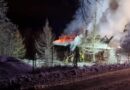 Pożar domu drewnianego w Gnojnicy
