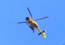 Helikopter lądował w Niedźwiadzie.