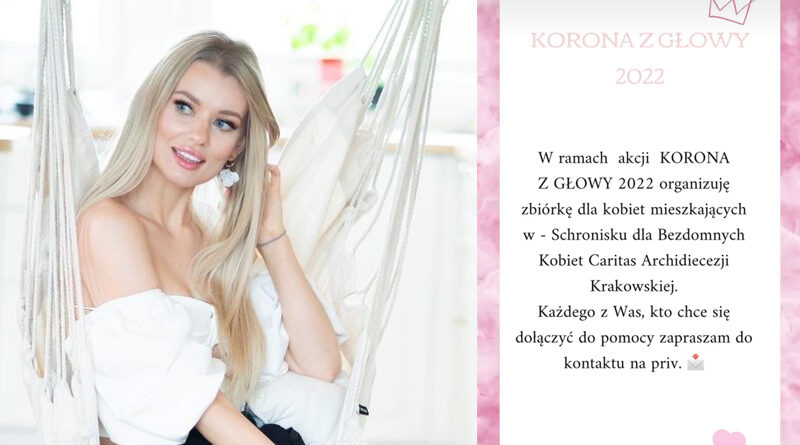 Piękna akcja charytatywna finalistki Miss Polonia z Ropczyc, Sandry Guzek