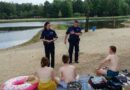 Policjanci z Ropczyc prowadzili akcję ,,Kręci mnie bezpieczeństo nad wodą”