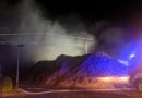 Pożar na wysypisku śmieci w Kozodrzy