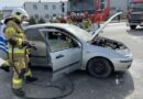 Z ostatniej chwili: Pożar samochodu osobowego w Sędziszowie Małopolskim