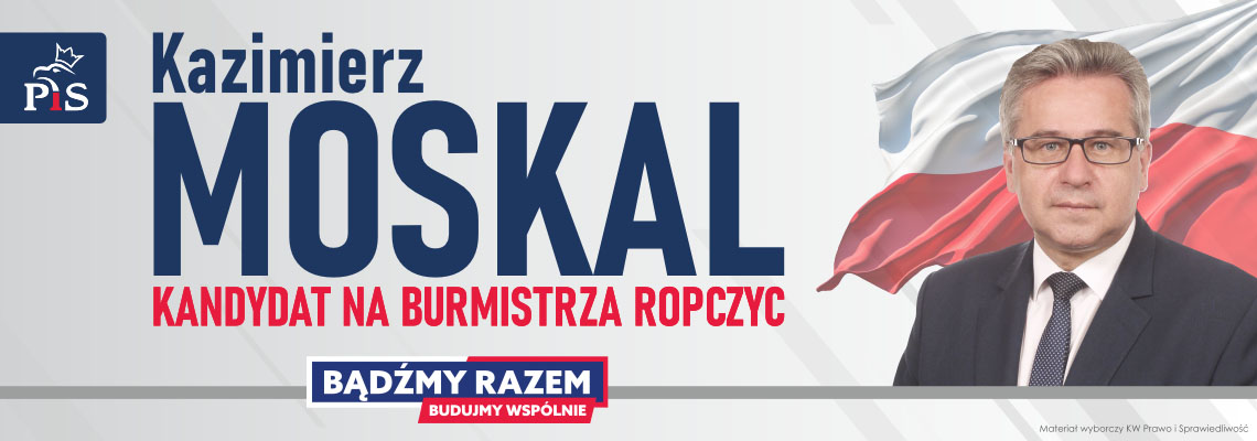 Kazimierz Moskal kandydat na burmistrza Ropczyc