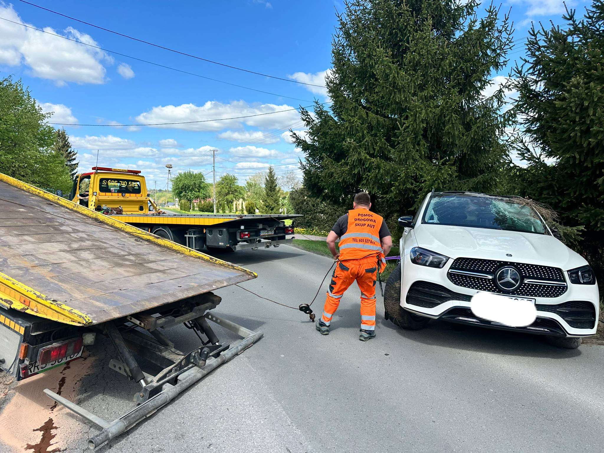 Kolizja w Iwierzycach. Sprawca ukarany mandatem