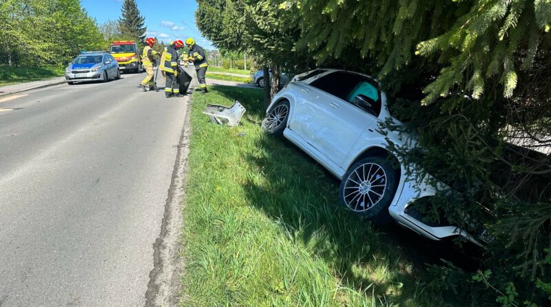 Kolizja w Iwierzycach. Sprawca ukarany mandatem