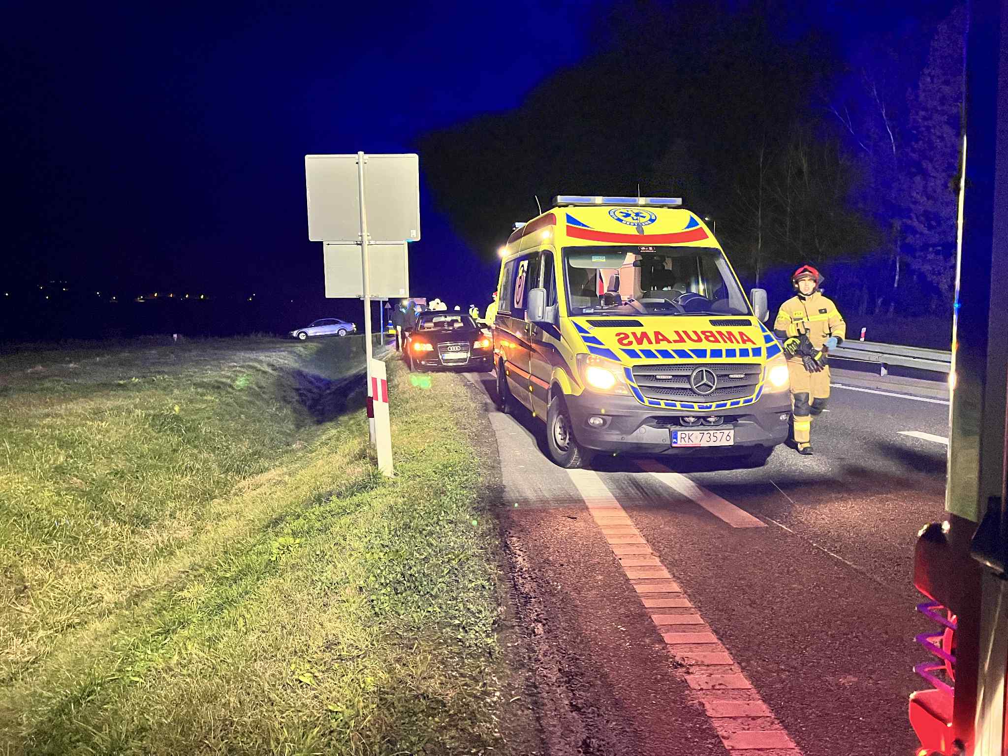 Kolizja na DK94 w Sędziszowie Małopolskim – sprawczyni ukarana mandatem