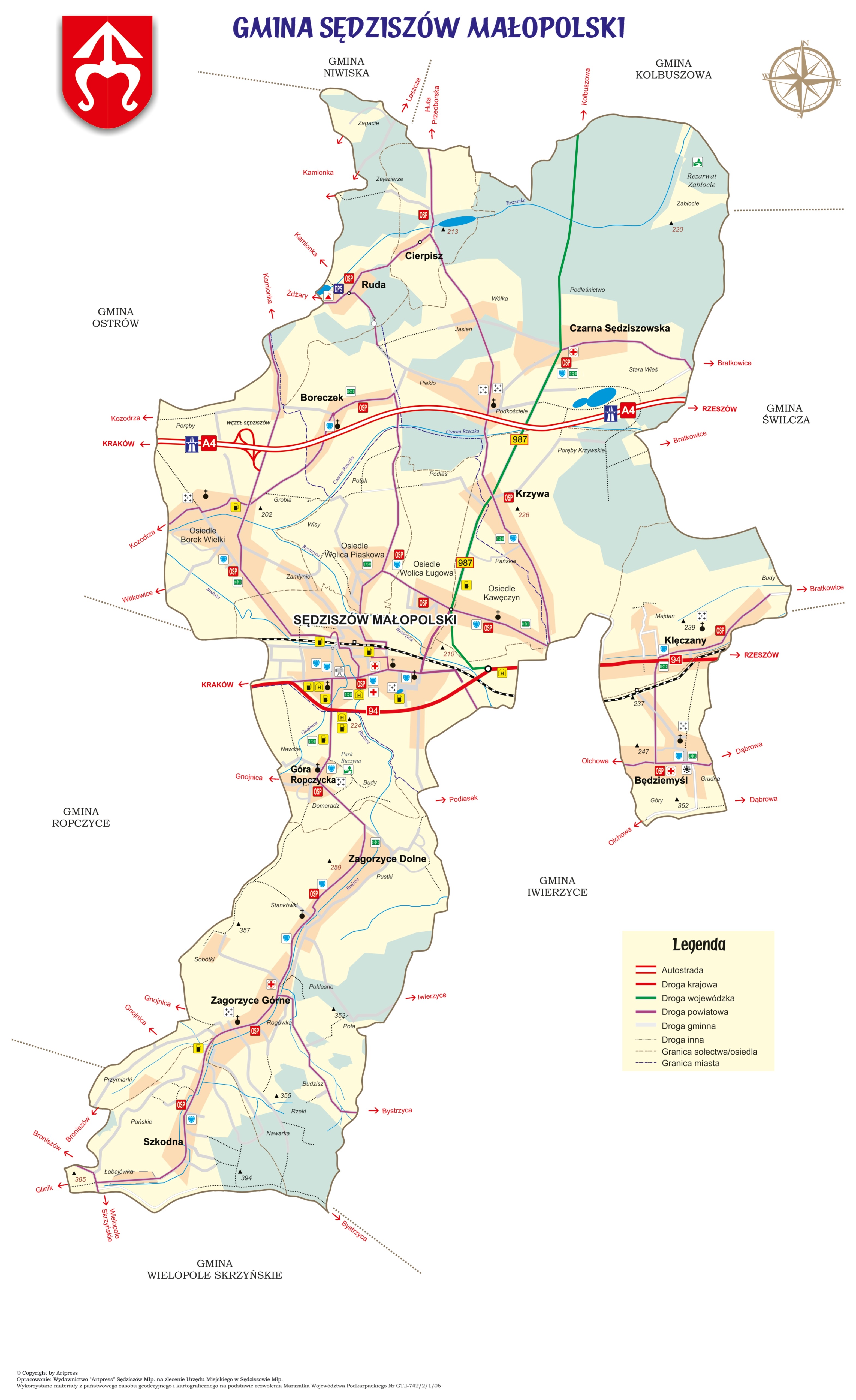 Zimowe utrzymanie dróg i chodników na terenie Miasta i Gminy Sędziszów Małopolski