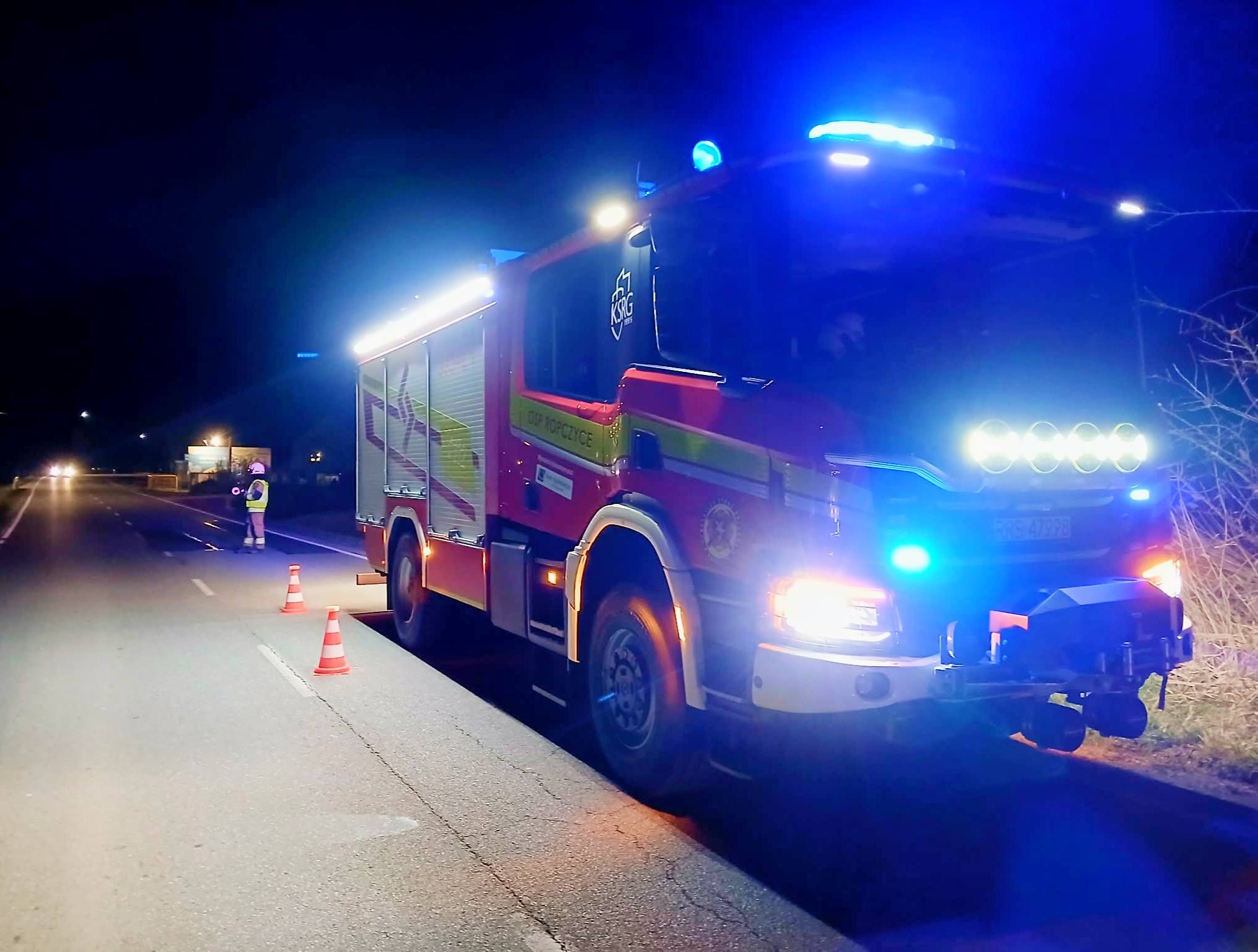 Zjechał na przeciwległy pas – był nietrzeźwy