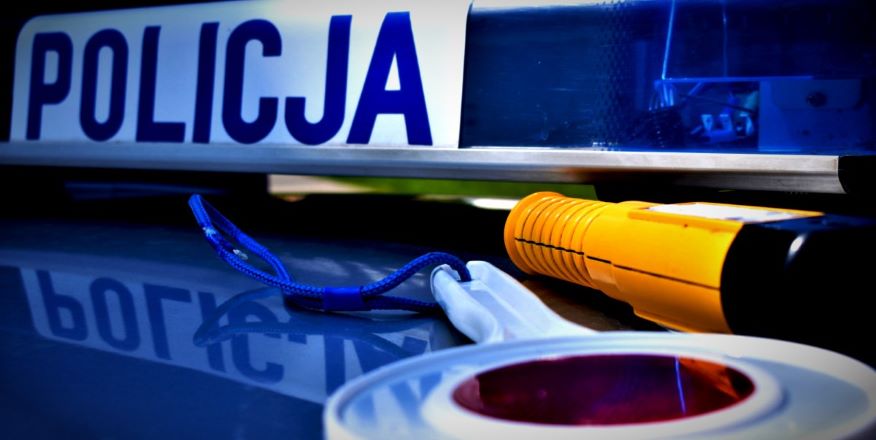 Pijany kierowca sam wjechał na miejsce policyjnych czynności