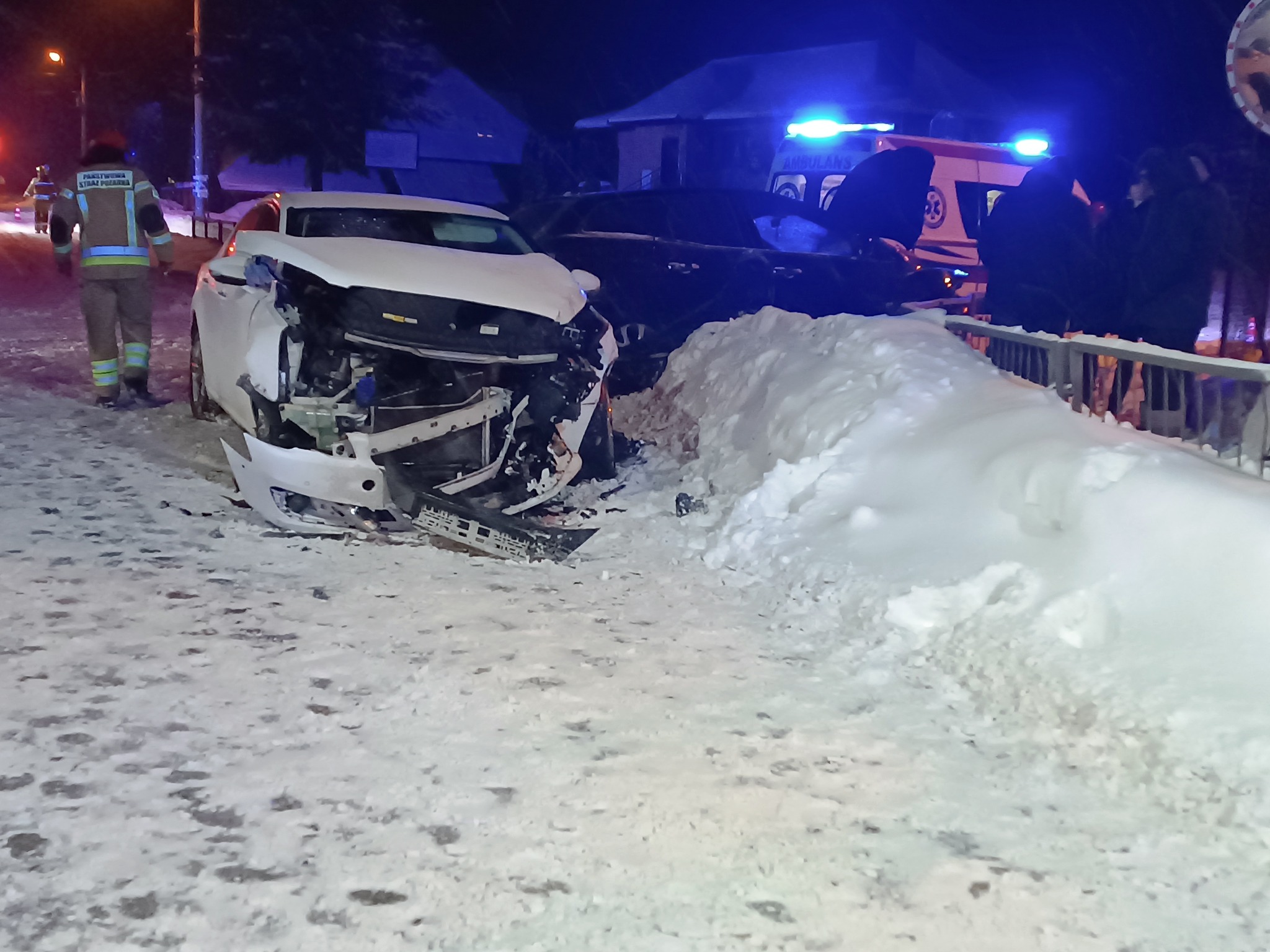 Wypadek – jedna osoba zabrana do szpitala