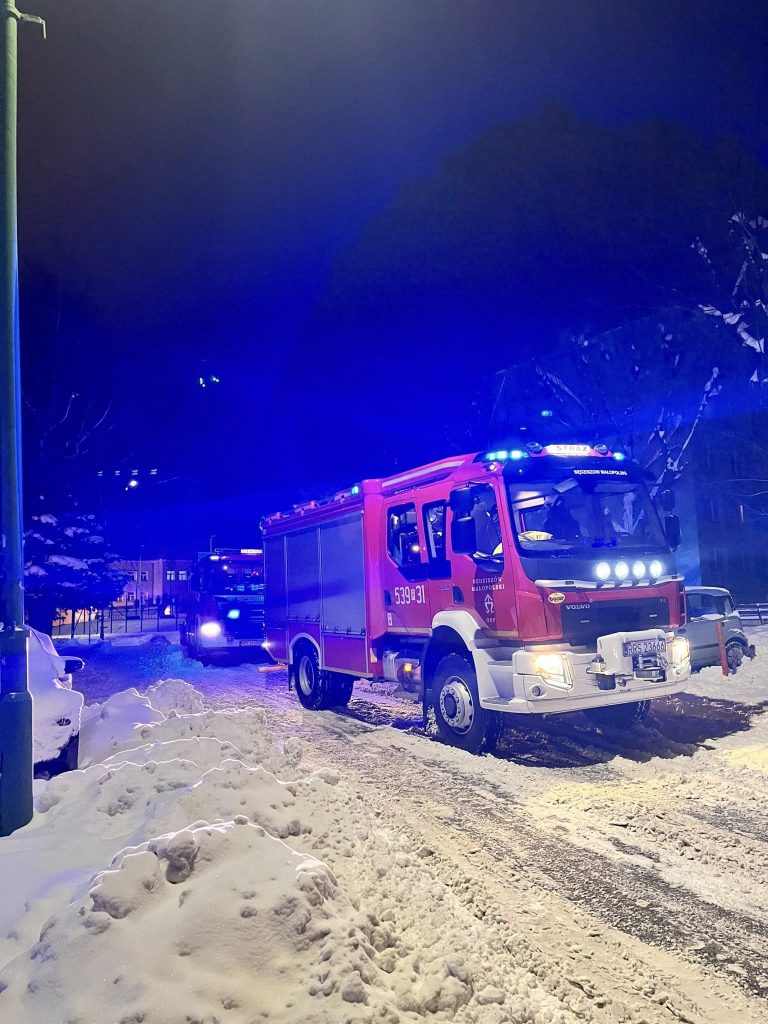 Interwencja służb w Sędziszowie Małopolskim – podejrzenie zatrucia tlenkiem węgla