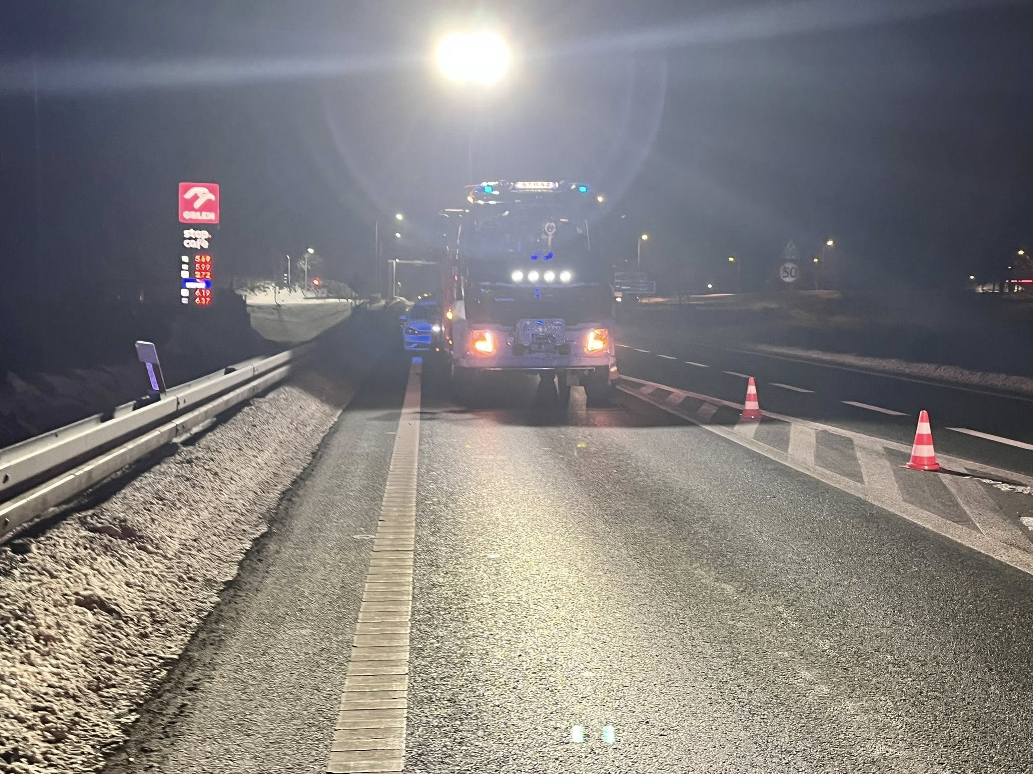 Niebezpieczne zdarzenie na DK 94