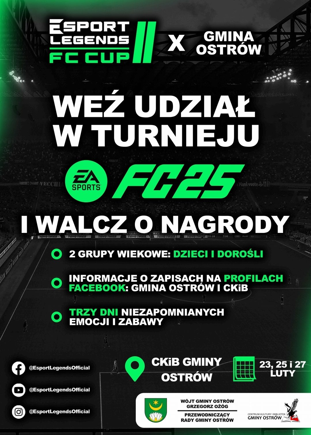 Esport Legends FC Cup w Gminie Ostrów – trzy dni gamingowych emocji