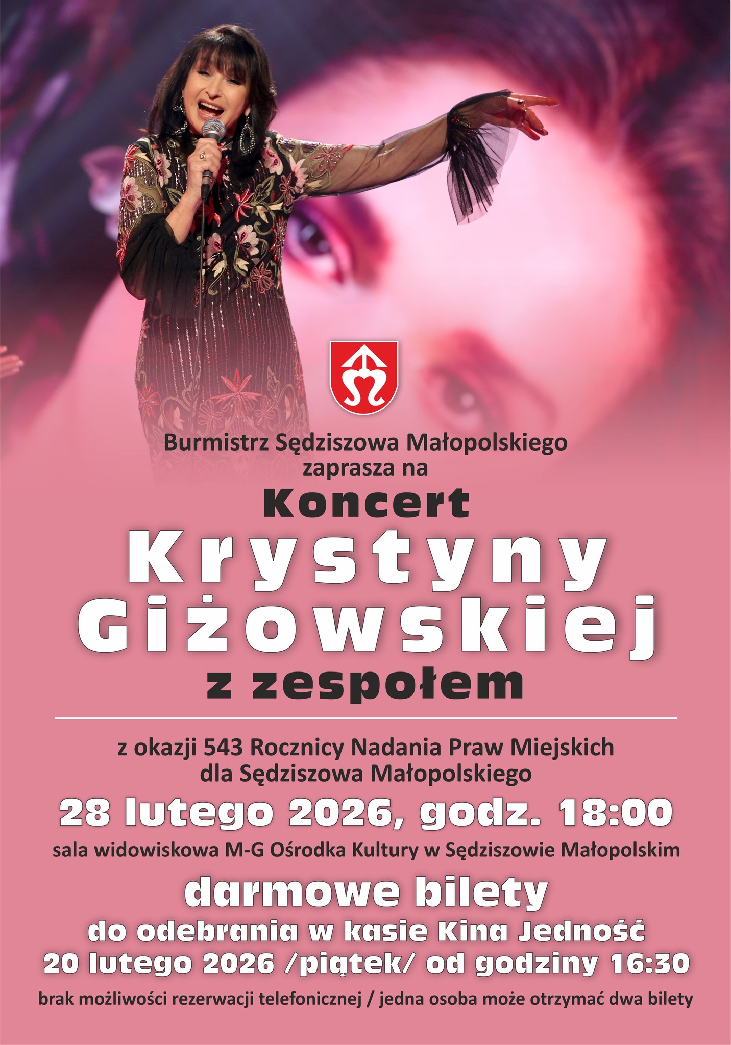 Koncert z okazji obchodów 543. rocznicy nadania praw miejskich Sędziszowowi Małopolskiemu