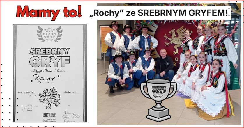 „Rochy” ze Srebrnym Gryfem na festiwalu w Dębicy