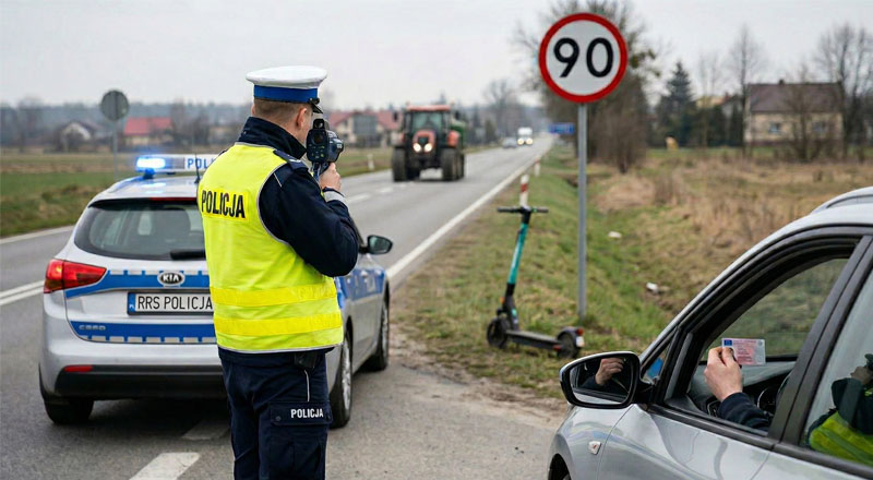 Nowe przepisy drogowe już obowiązują. Surowe kary za prędkość i zakazy dla hulajnóg