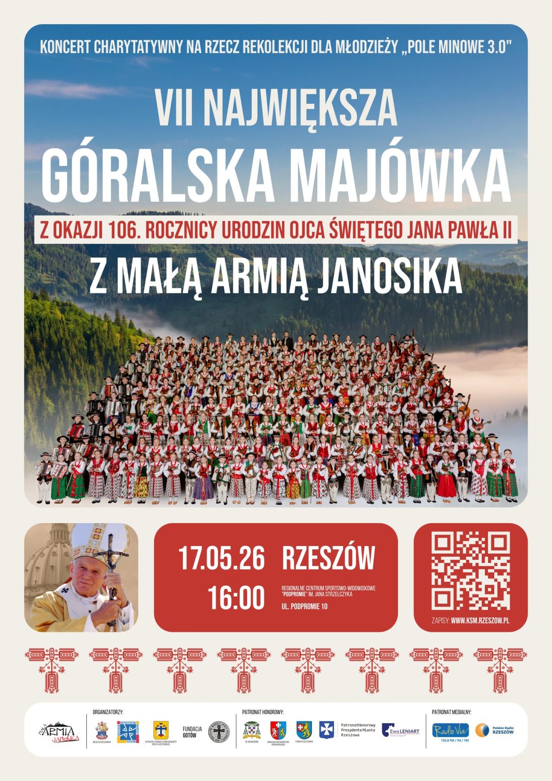 Góralska Majówka w Rzeszowie – koncert charytatywny