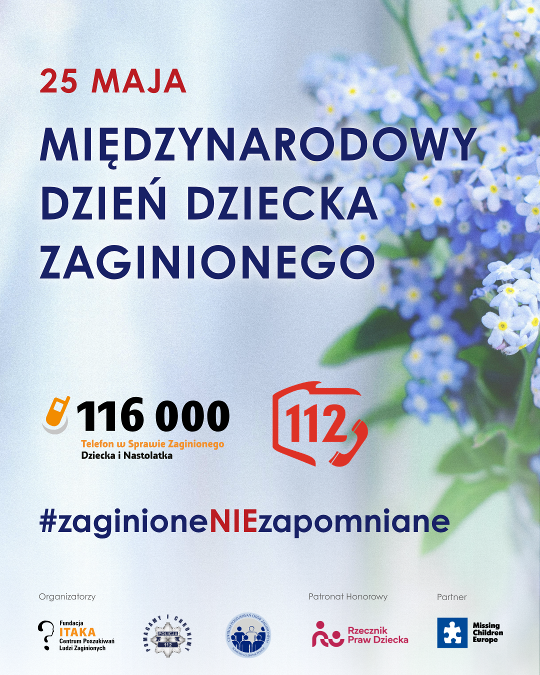 #zaginioneNIEzapomniane – dzień dziecka zaginionego