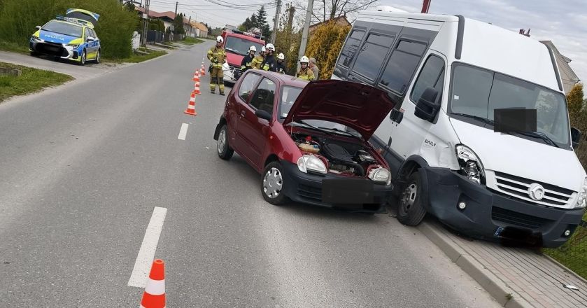 Zderzenie podczas skrętu i wyprzedzania