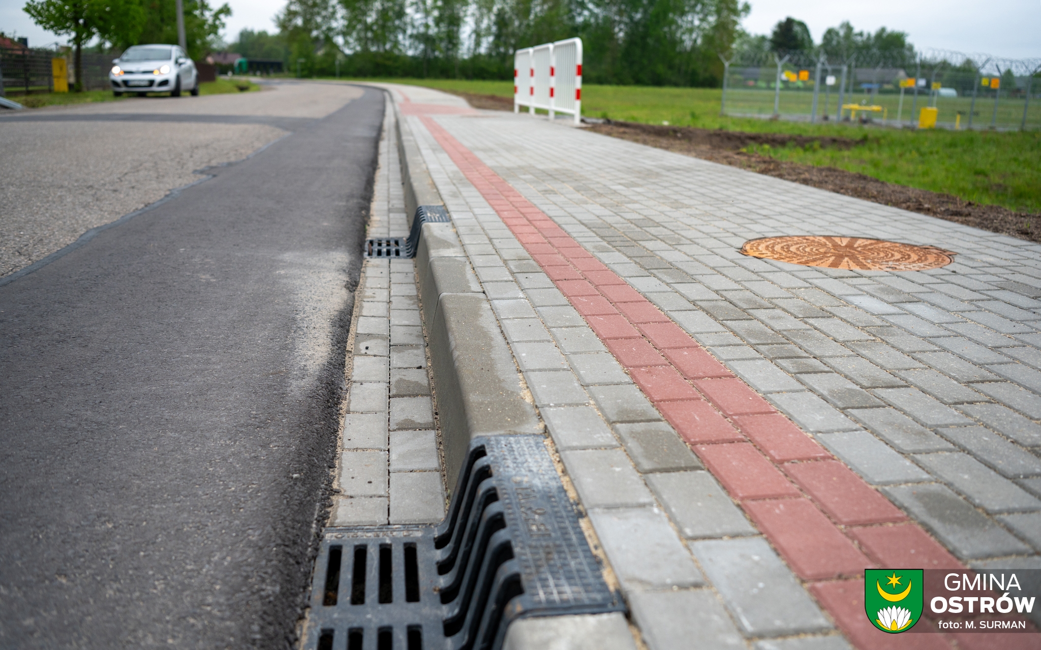 Zakończono budowę kolejnego odcinka chodnika w Ociece