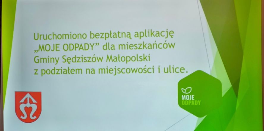Nowa aplikacja „Moje Odpady” dostępna dla mieszkańców gminy Sędziszów Małopolski